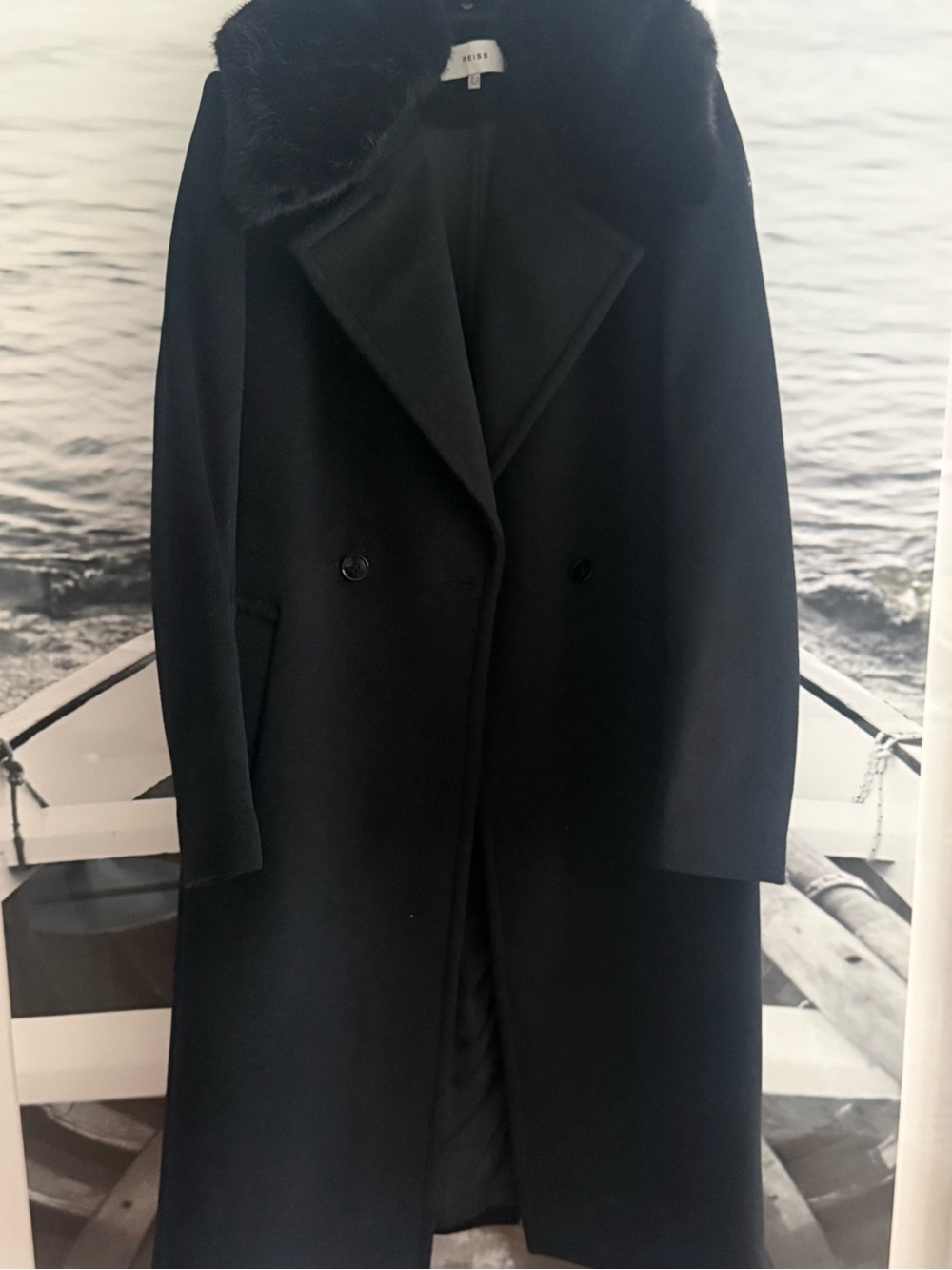 Reiss Coat with removable collar